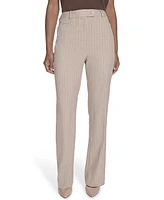 Calvin Klein Women's Pinstriped Modern-Fit Pants