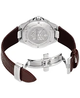 Certina Men's Swiss Ds-7 Brown Leather Strap Watch 39mm