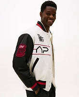 Tommy Hilfiger x Apxgp Collection Men's Satin Varsity Jacket