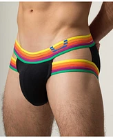 Rounderbum Men's Rainbow Rush Holster Brief