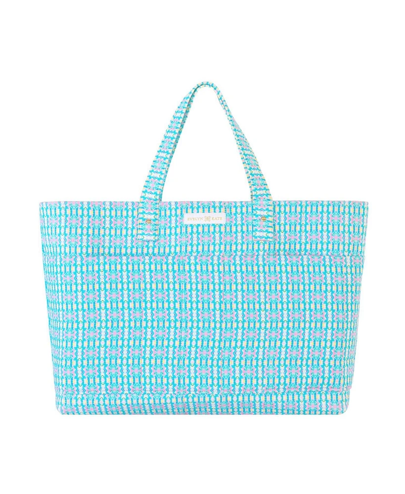 Evelyn & Kate Patterned Quilted Tote Bag