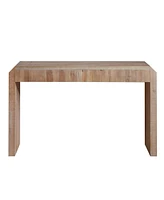 Rustic Wooden Console Table with Drawer