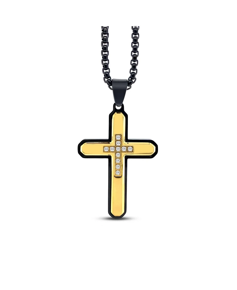 Anna Zuckerman Davant Gold Cross Necklace