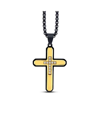 Anna Zuckerman Davant Gold Cross Necklace