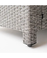 Puerta V Shape Sectional - Corner & Coffee Table
