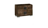 Wood Nightstand with Storage – Functional Bedroom Side Table in Natural Wood Finish