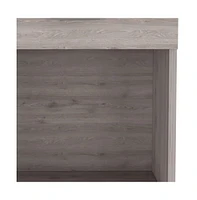 Faux Wood One Drawer Nightstand for Guest Room or Apartment Bedrooms