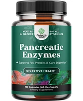 Pancreatic Digestive | Enzymes for Digestive Health, Protease Amylase & Lipase Enzymes for Digestion | 120ct