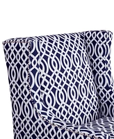 Madison Park Barton Fabric Accent Chair with Nailheads