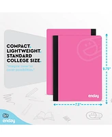 Enday Composition Notebooks College Ruled Paper, Pink Hard Cover Composition Notebook, Premium Lined Composition Books, 100 Sheets Ruled Notebook
