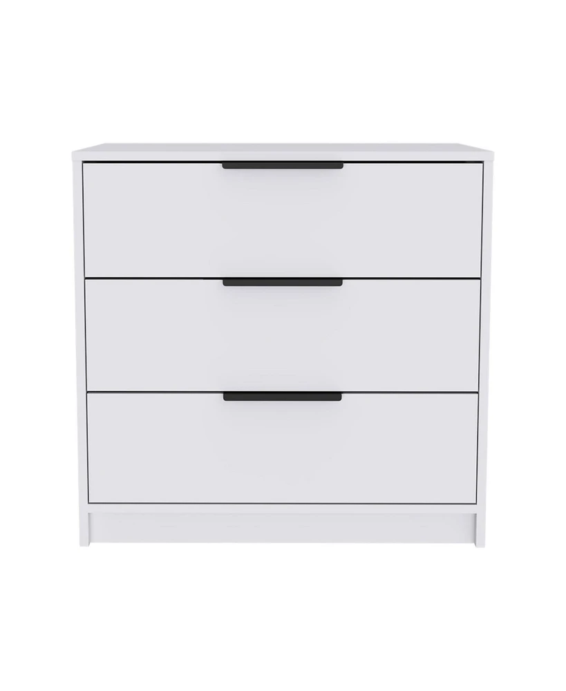 Three Drawer Dresser for Bedroom Organization and Home Storage