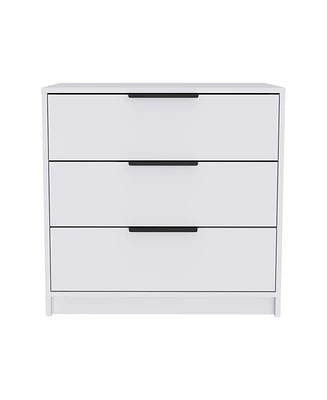 Three Drawer Dresser for Bedroom Organization and Home Storage
