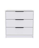 Three Drawer Dresser for Bedroom Organization and Home Storage