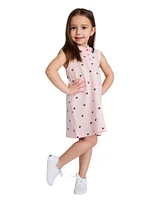 Tommy Hilfiger Toddler and Little Girls Icon Print Sleeveless Polo Dress