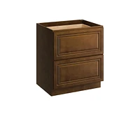 Casainc W30" X H34.5" D24" Kitchen Cabinet Floor Base With 2 Drawers