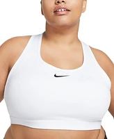 Nike Plus Active Medium-Support Padded Logo Sports Bra