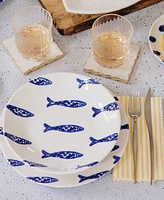 Vietri Santorini Minnows Pasta Bowl