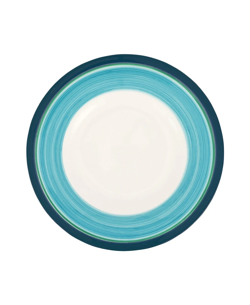 Vietri Lisbon Stripe Salad Plate