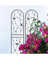 4 Pack Metal Garden Trellis, 86.7
