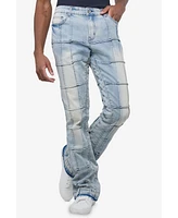 Raw X Men's Box Panel Fashion Stacked Jeans
