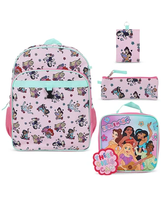 Disney Princess 4-Piece Backpack Set