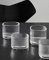 Orrefors Magica Super Circle Crystal Votive Holder, Small