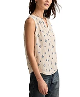 Lucky Brand Sleeveless Popover Shirt
