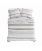 Oceanfront Resort Navarre Yarn Dye Stripe 2-Pc. Quilt Set, Twin