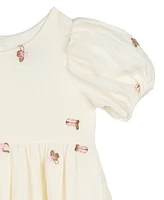 Sparkle & Shine Toddler and Little Girls 2-Piece Fringe Purse Embroidered Dress
