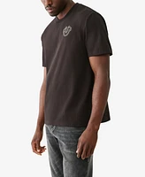 True Religion Men's Short Sleeve Puff Stitch T-Shirt