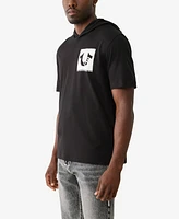 True Religion Men's Short Sleeve Hooded T-Shirt