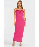 One33 Social Women's The Mia Strapless Ruffled Gown