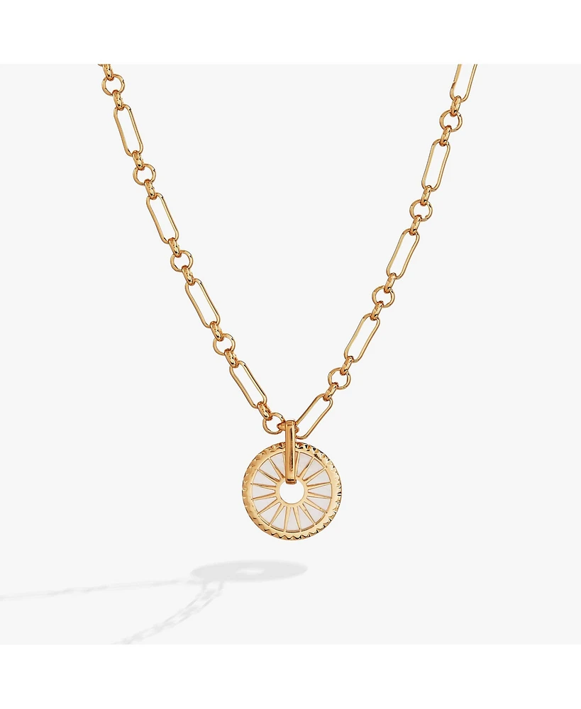 Mother of Pearl Starburst Toggle Necklace