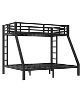 Twin Xl over Queen Metal Bunk Bed: Space-Saving, Noise-Reduced