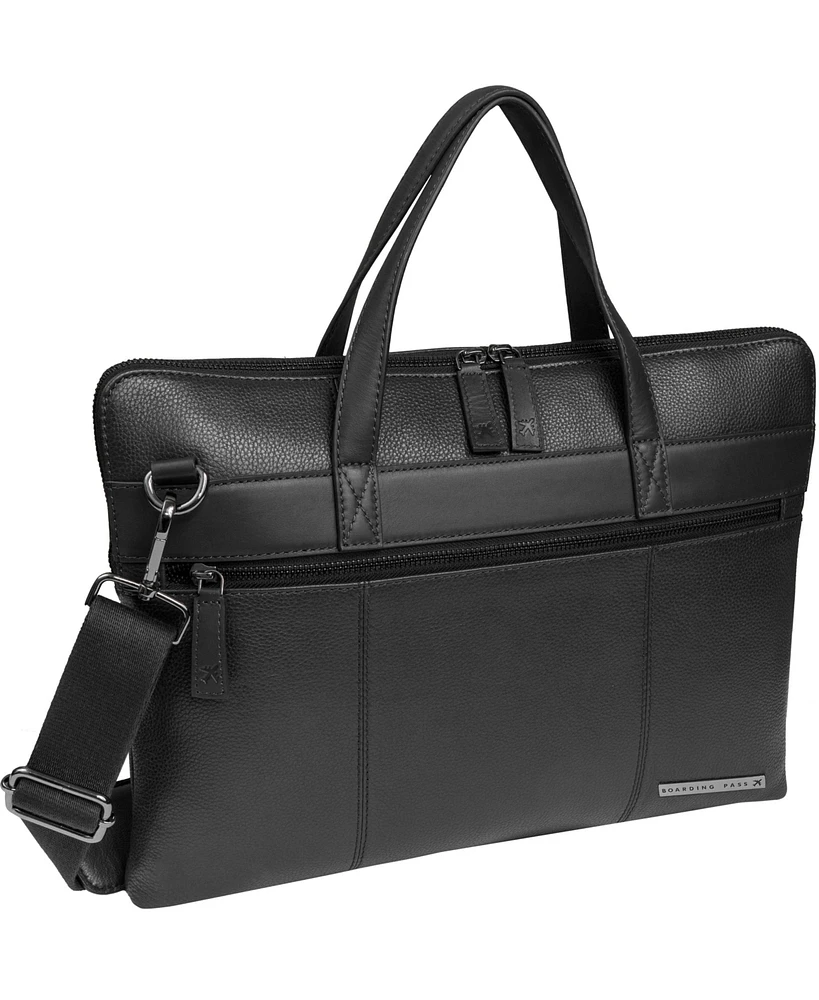 The Hey Handsome 16 Pebble Grain Leather Briefcase