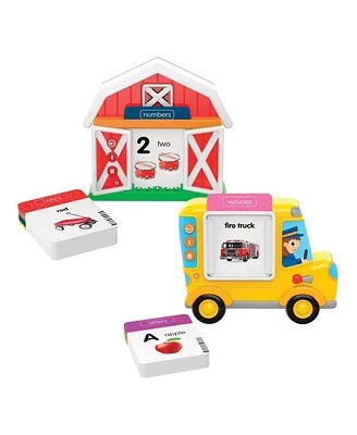University Games Bus & Barnyard Talk & Teach Bundle