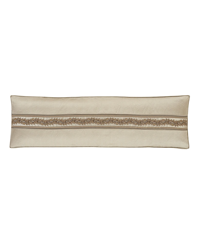 J Queen New York Gold Coast Bolster Decorative Pillow, 15" x 52"