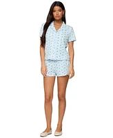 Edikted Women's Camden Floral Pointelle Shorts