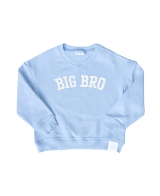 Bits & Bows Boys Big Bro Cotton Crewneck Sweatshirt