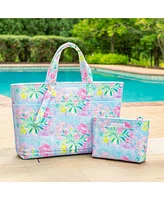 Evelyn & Kate Floral Quilted Pouch