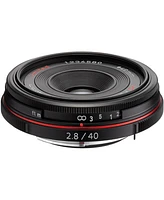 Pentax Smcp-da 40mm f/2.8 Ed Hd Limited Edition Pancake Lens for Dslr Cameras, Black