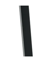 Black and Glass Dining Table Set for 5