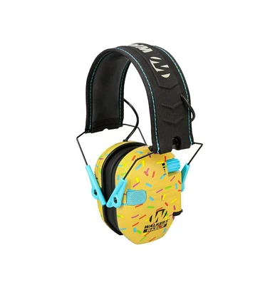 Walkers Razor Slim Electronic Gold Sprinkles Muff with Full Range Speakers