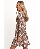 Petal and Pup Women's Sheridan Long Sleeve Mini Dress
