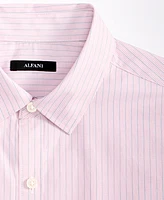 Alfani Men's Pacco Short Sleeve Striped Button-Front Shirt, Exclusively at Macy's