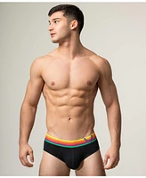 Rounderbum Men's Rainbow Rush Padded Brief