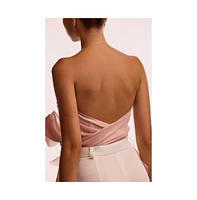 Milla Women's Dreamy off-shoulder blouse with meringue flounces