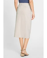 Olsen Women's Midi Stretch Skirt
