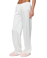 Edikted Women's Izabella Satin Effect Pants