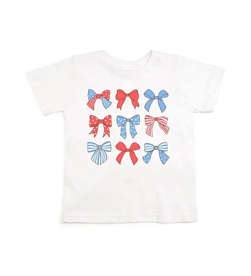 Sweet Wink Baby Girls Patriotic Cutie Short Sleeve T-Shirt